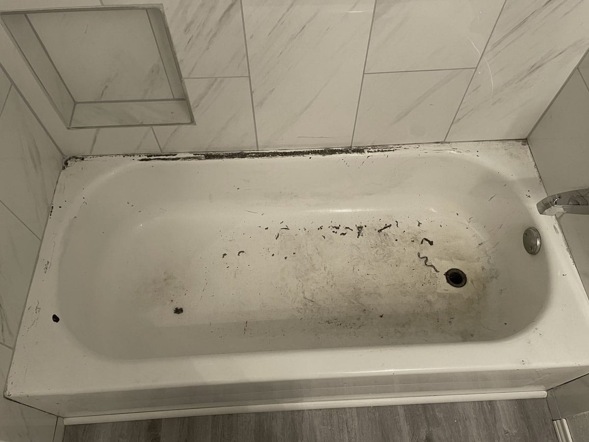 bathtub resurfacing before
